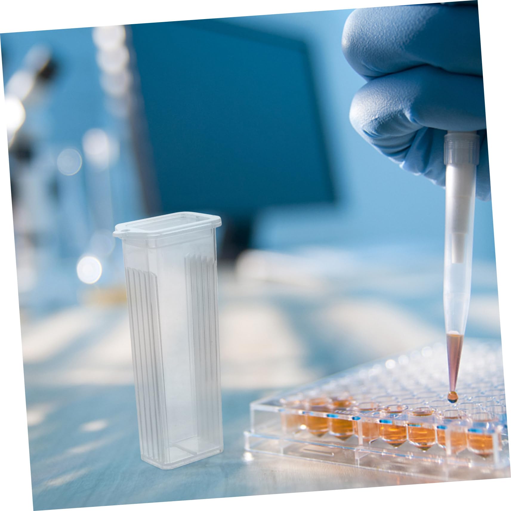 SOESFOUFU 3sets Pathological Slide Storage 5 Slide Cases Easy Mailer Access 10pcs*3