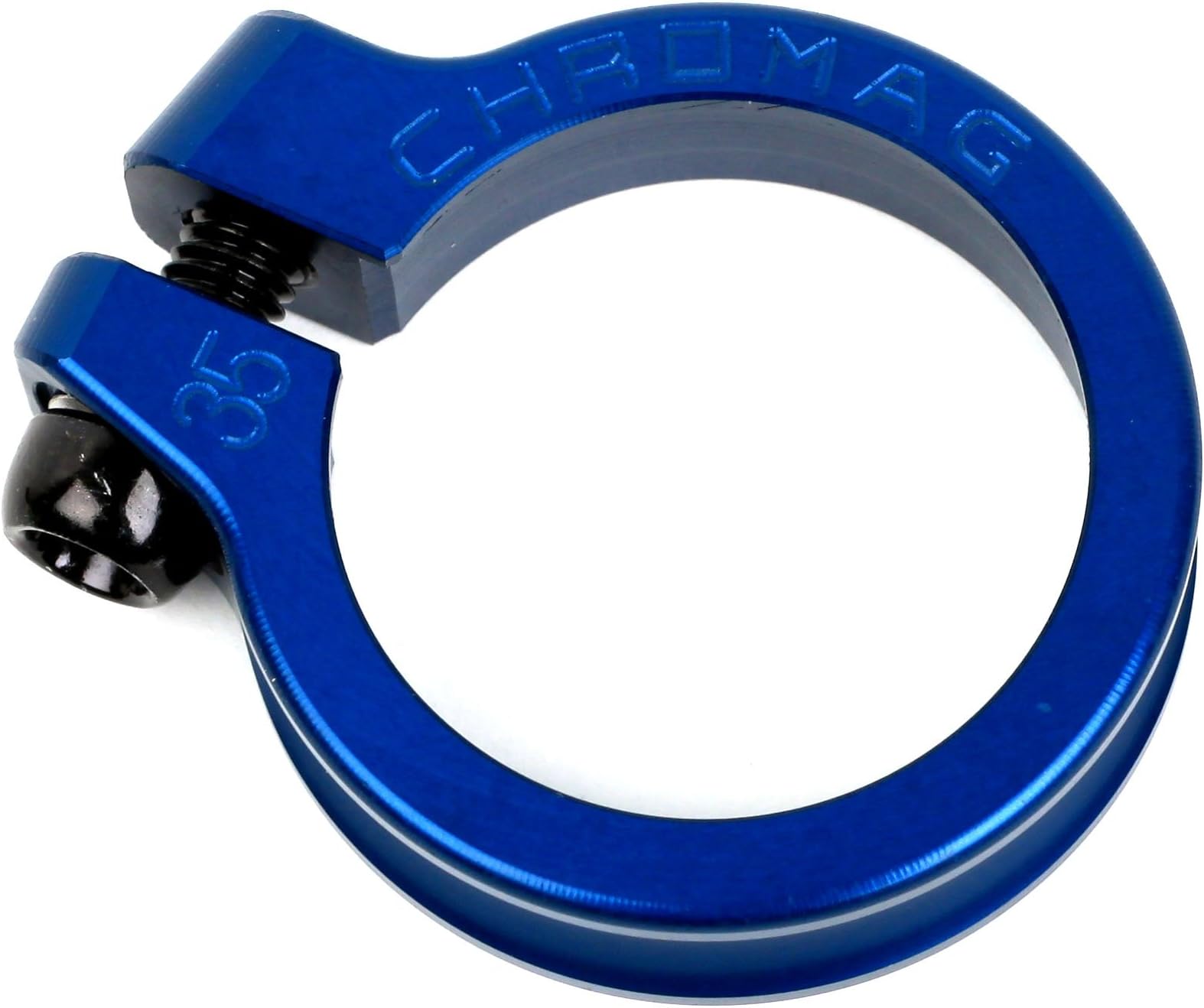 Chromag Bikes Seat Post Fixed Clamp - 35mm - Blue