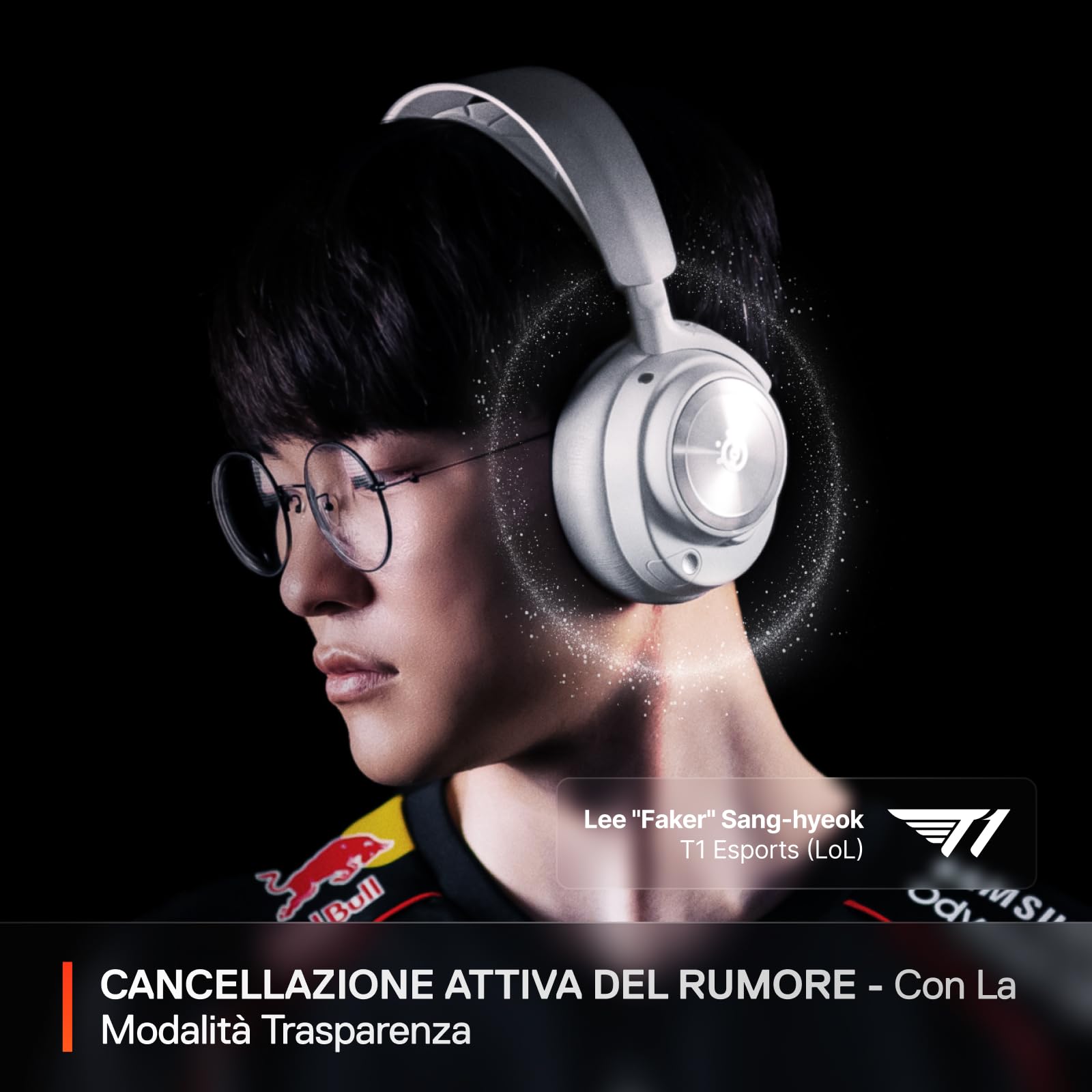 SteelSeries Arctis Nova Pro X Cuffie da gaming wireless multi-sistema driver magnetici al neodimio cancellazione attiva del rumore Infinity Power System Xbox PC PS5 Switch Mobile