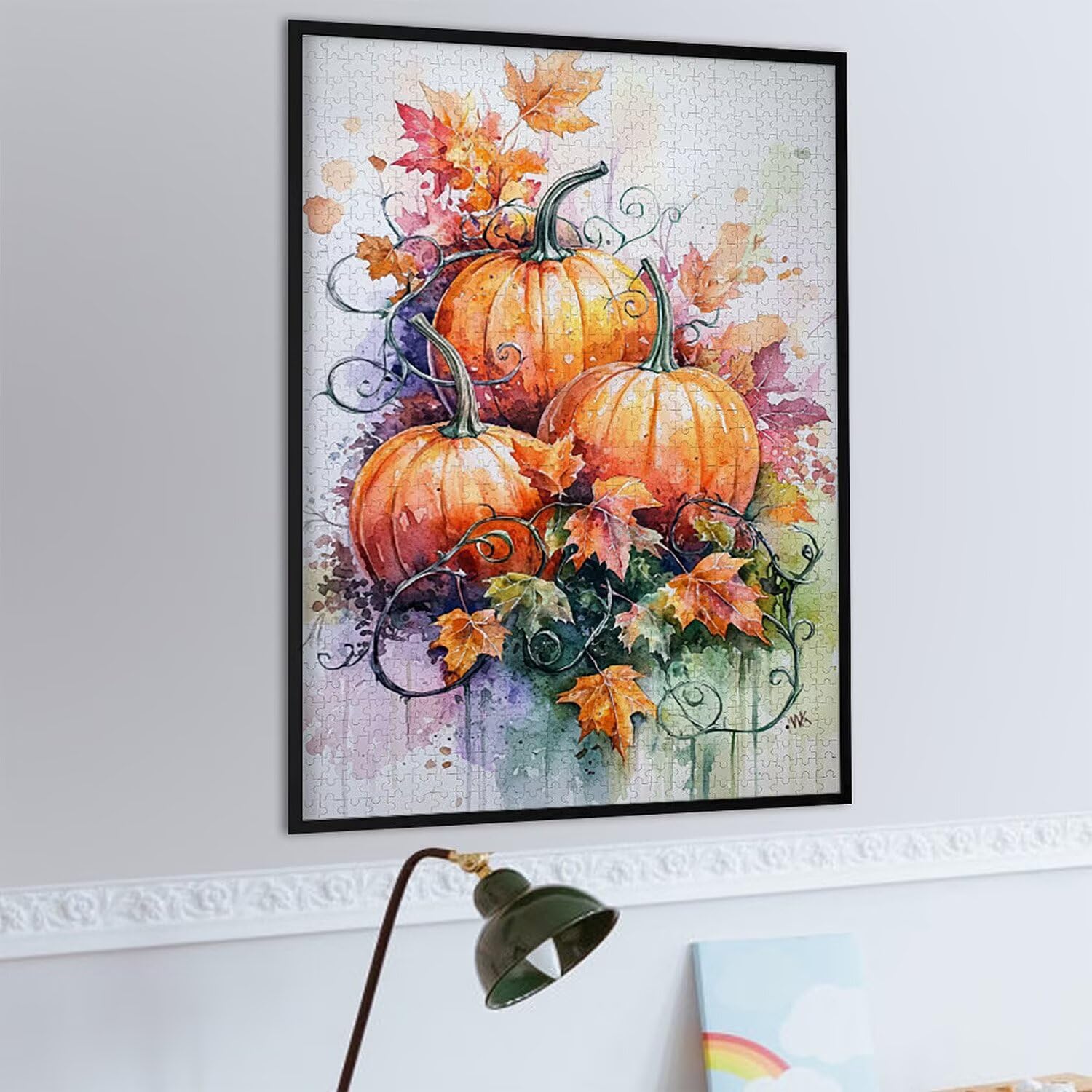 1500 Pezzi di Puzzle, zucca1500 Pezzi di Puzzle per Adulti, Regalo di Anniversario, Regalo di Natale, Decorazione Della Casa, Prevenzione Della Degenerazione Cerebrale Negli Anziani v-633