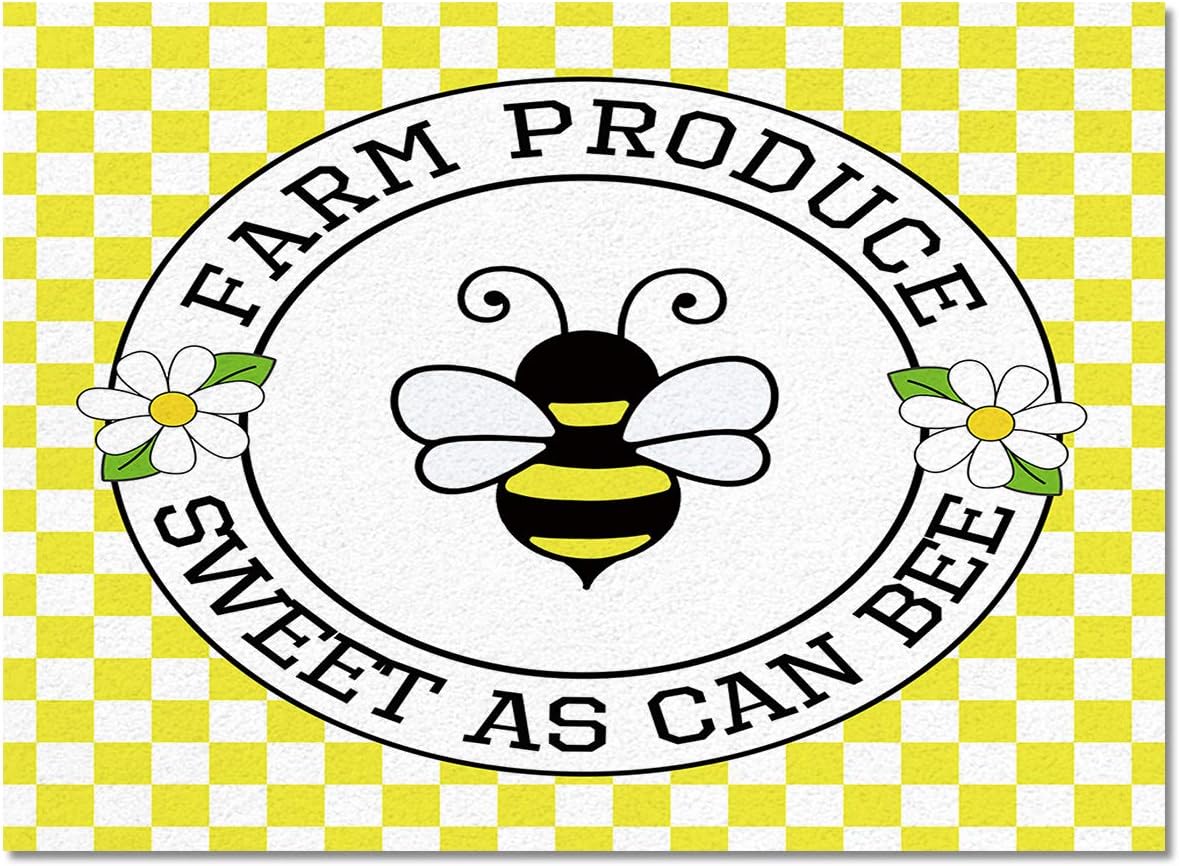 Cartoon Bee Area Rugs Supreme 5 X7 I œ Super Rug Soft Room Ski Non Felt