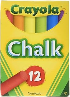 Crayola Chalk, Assorted Colors, 3 X 12 Sticks Per Box (36 Chalks)