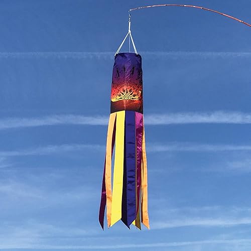 Miniatura 3 de In the Breeze 5136 Kokopelli Atardecer 40 pulgadas Windsock-Outdoor Southwest Decoración