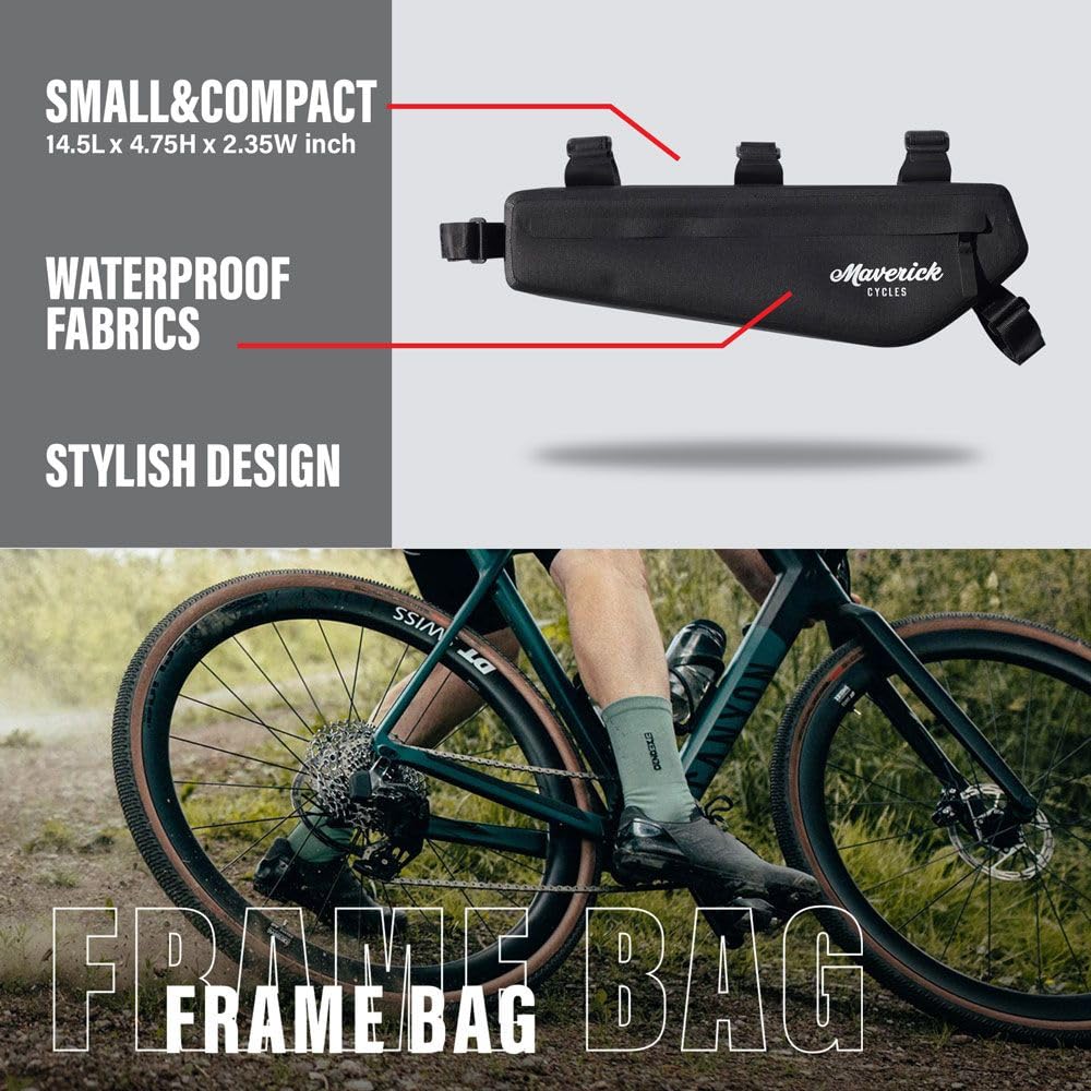 Torba na ramę Bike Venture trójkątna torba (czarna)