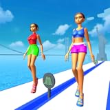 Fun and offline game Perfect Beauty Queen Body Catwalk Challenge - Rich Fashion Fit Model Run Outfit Race