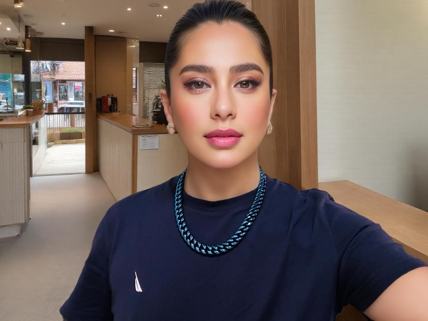 ROWIN&CO Men's Miami Cuban Link Chain 8/12/14mm Stainless Steel Blue Plated Chain Necklace, Hypoallergenic Hip Hop Jewelry, 20-30 Inch, Gift Box - Image 6