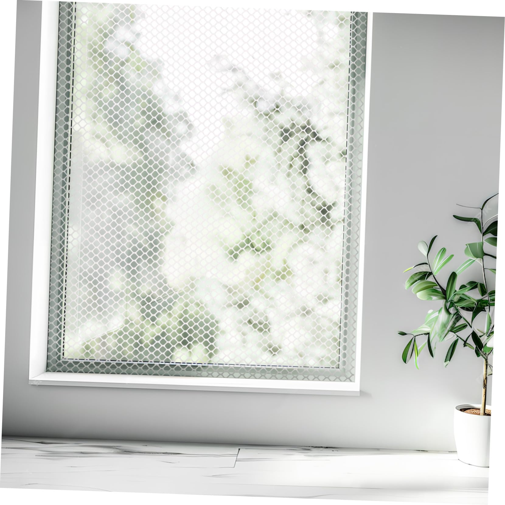 FRCOLOR Balcony Safety Net aus Robustem PE Kunststoff mit Feinem Maschengewebe Breit Lang Kindersicherer Absturzschutz für Balkon und Haustiere Einfach zu Montieren und Windbeständig