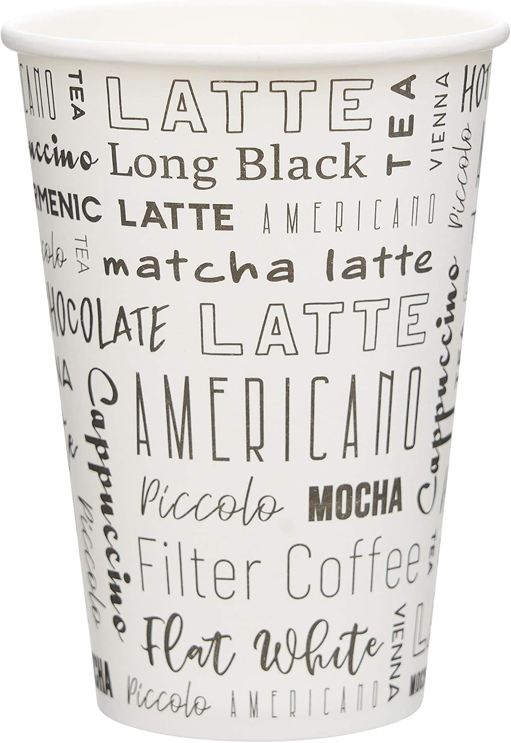 Disposable Coffee Cups, To Go Paper Cups for Hot Beverages, Coffee, Tea, Espresso. 100 Pack - 10oz Premium Design multipack …