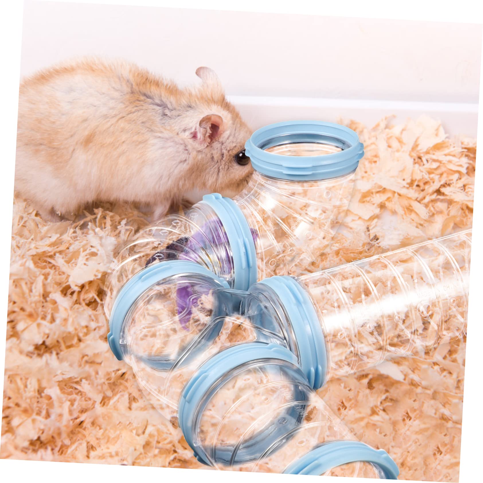 Hamstertunnelröhre Transparentes Pp Röhrchen 2 Satz für Kleintiere
