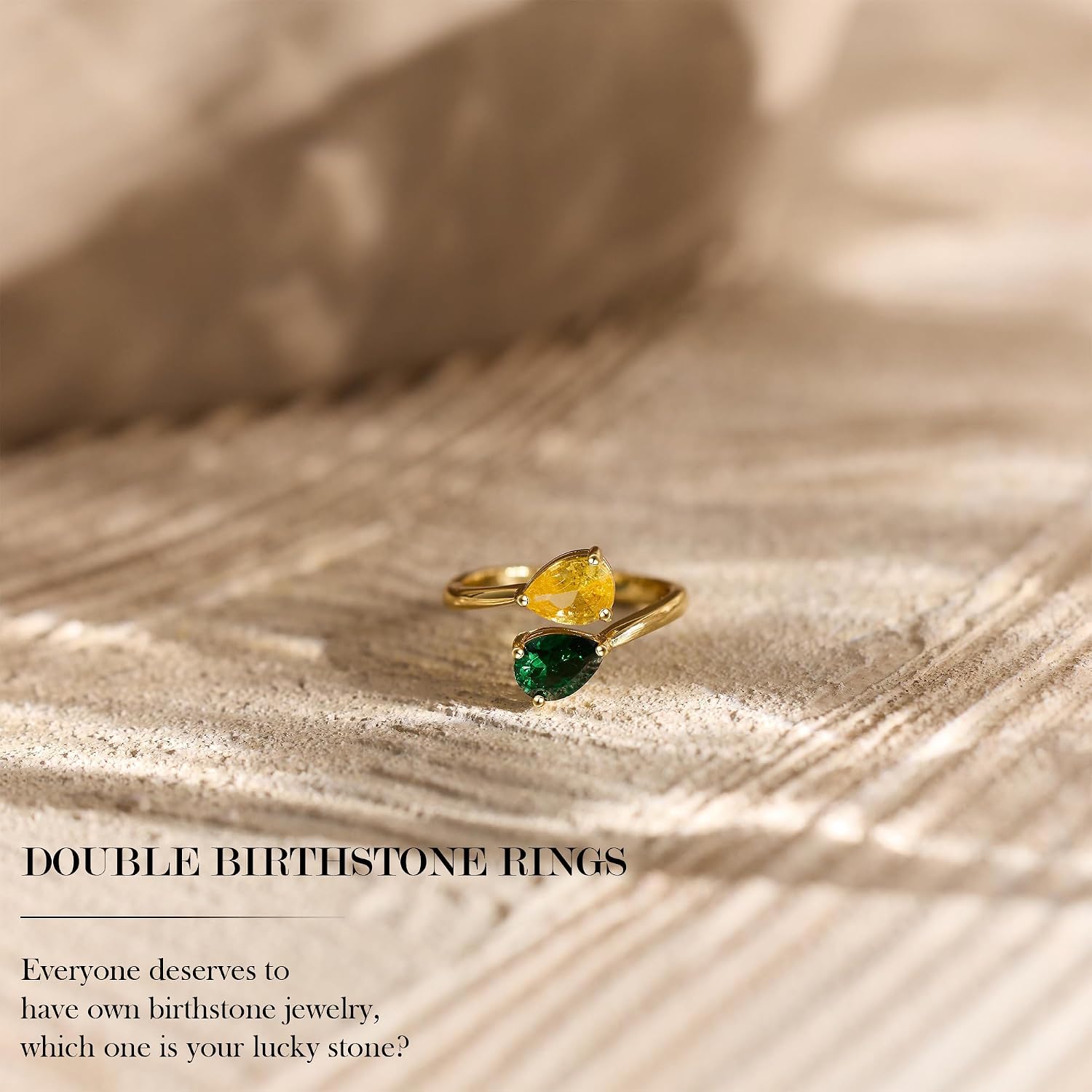 Btysun Graduation Gifts for Women Daughter Birthstone Rings for Women Birthday Gift Silver Gold Rings Adjustable 1-12 Months Promise Ring Stocking Stuffers Anniversary Birthday Jewelry