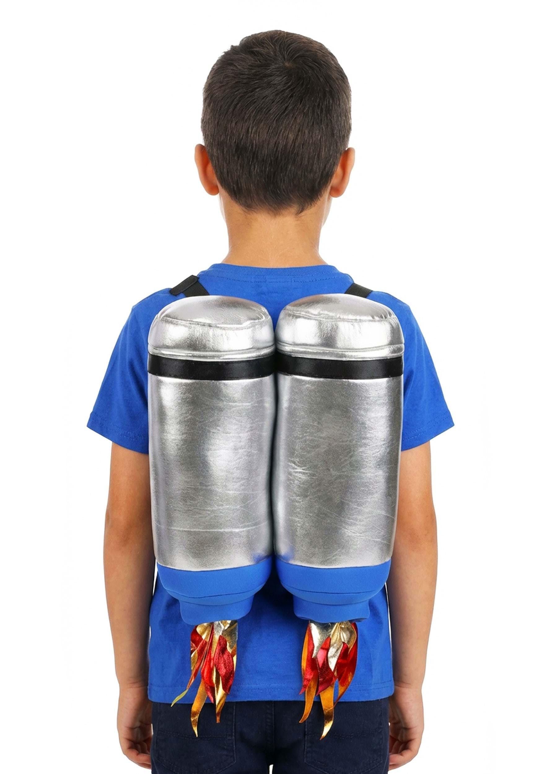 Fun Costumes Kids Jetpack Costume Accessory | Child Space Explorer Rocket for Dress Up, Imaginary Play, Parties Standard