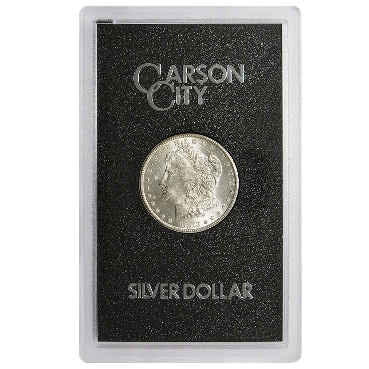 1883 CC $1 Morgan Silver Dollar GSA Uncirculated in Box with COA