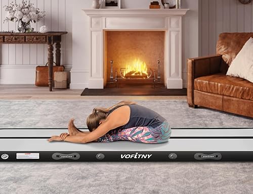 Miniatura 9 de VOFiTNY Tapete de gimnasia multiusos de 6.610131620 pies, resistente pista inflable para el hogar y el gimnasio