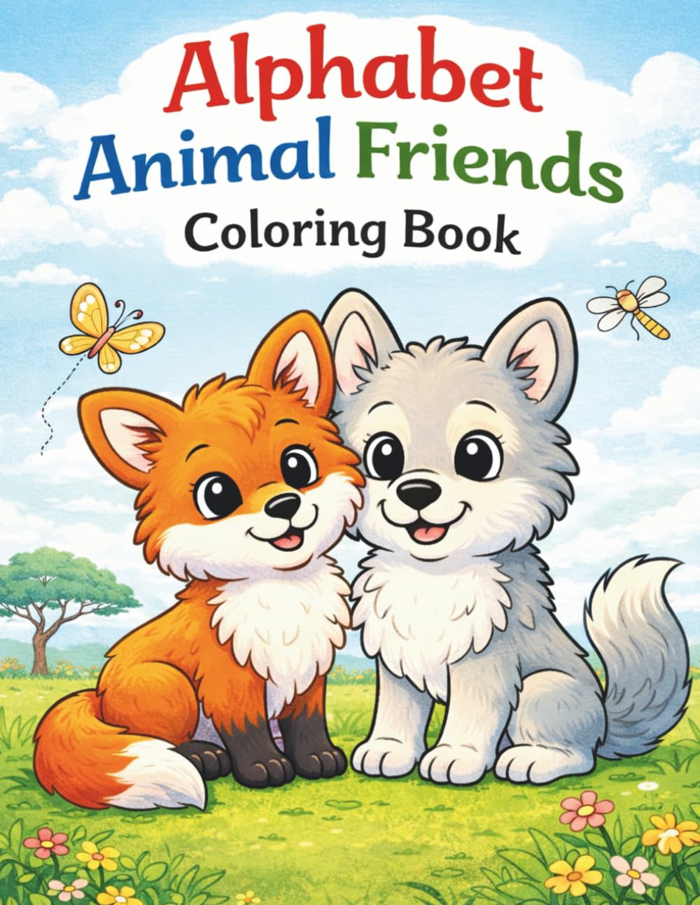 Alphabet Animal Friends Coloring Book
