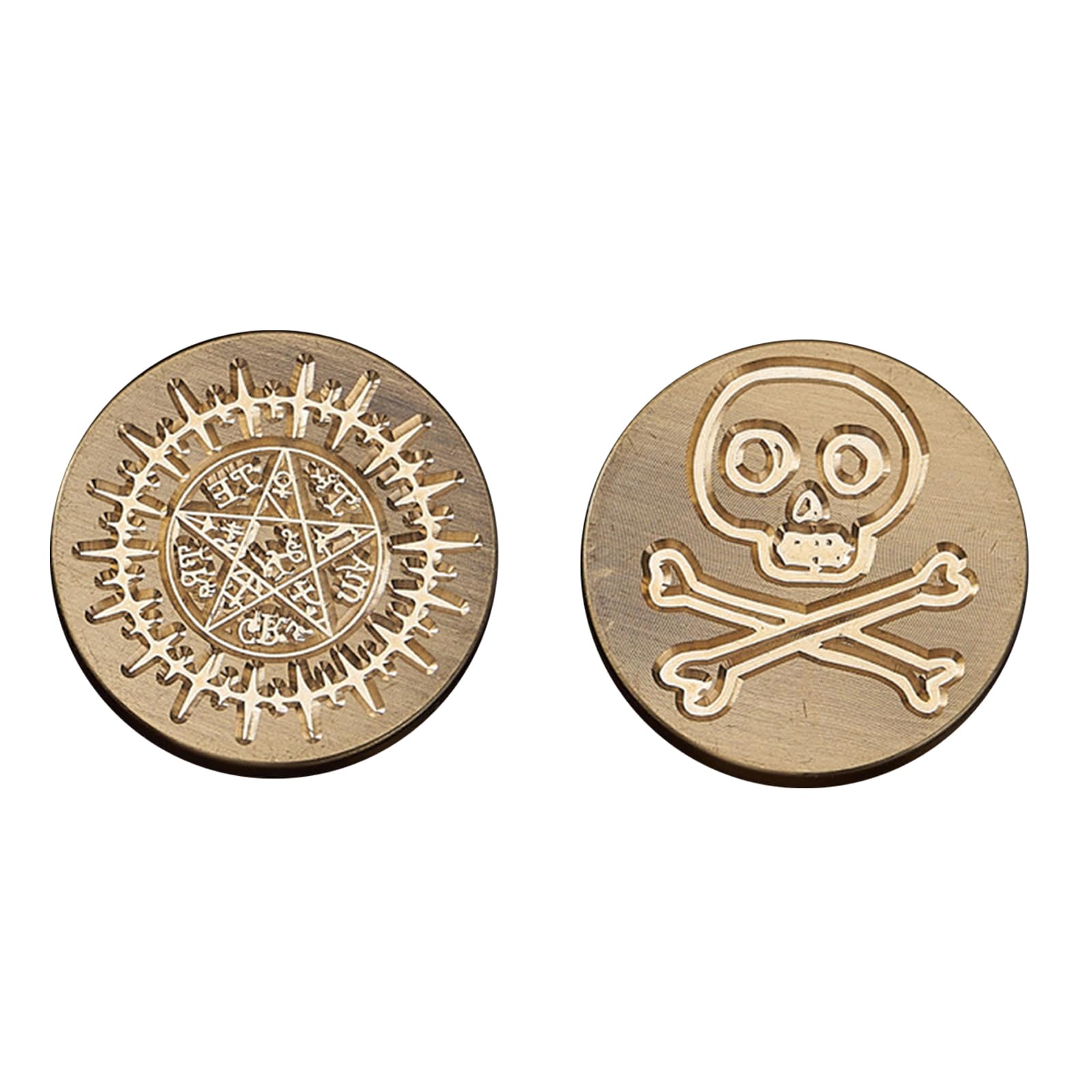 Kalttoy Seal Stamp Head with Exquisite Pattern for Seal Envelope Invitations Christmas Card Wine Bottle Decoration Unique Embossing