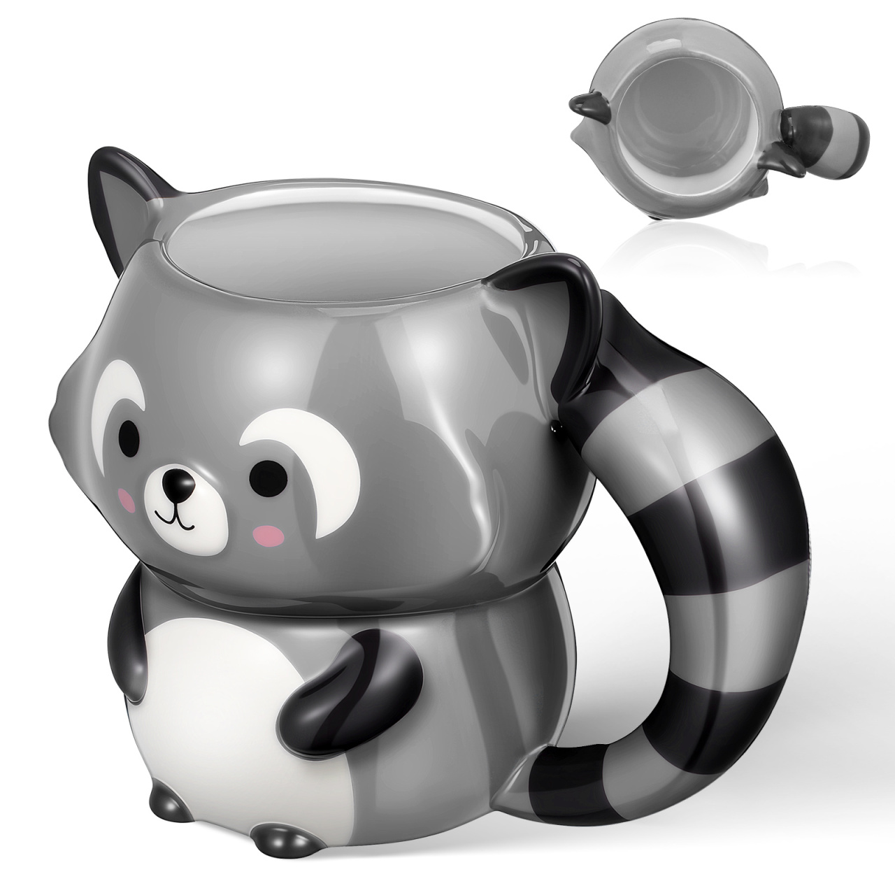Taza Cerámica con Diseño Rata Lavadora 350 ml miniatura 7