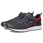 New Balance(R) Kids Fresh Foam 650v1 Bungee Lace with Top Strap Shoes for Kids - Comfortable Padding Magnet/Neo Flame 4.5 Big Kid XW