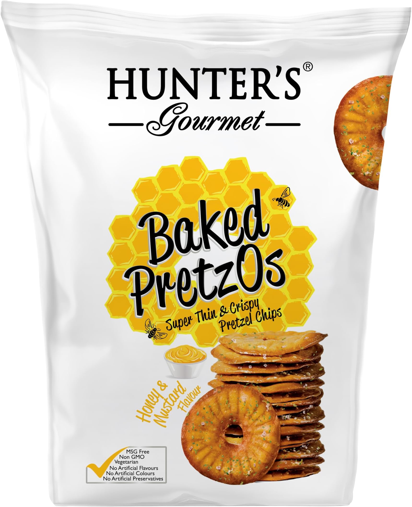 Hunter's Gourmet Baked PretzOs Honey & Mustard Flavour 70g