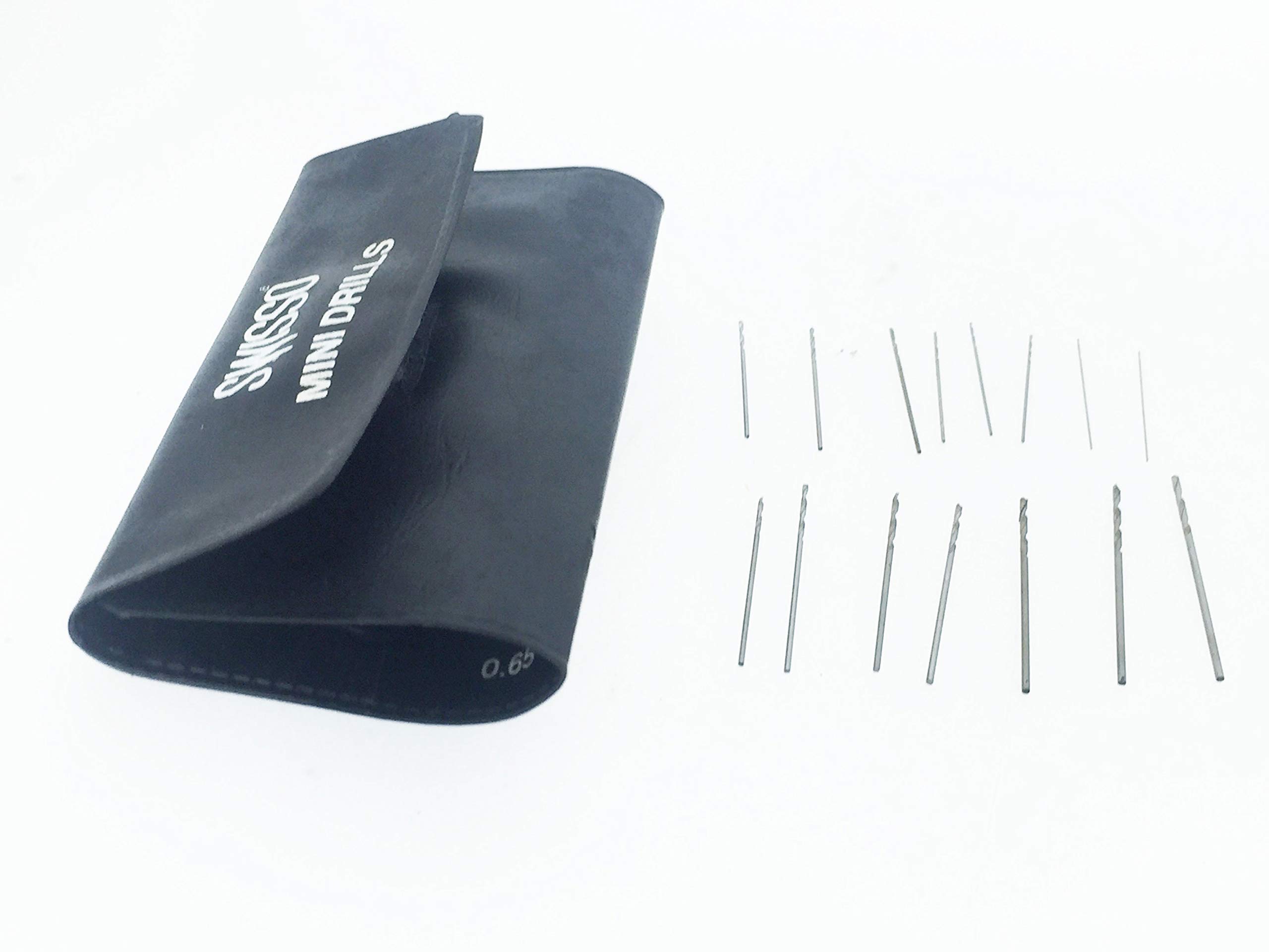SWISSO Mini Work Drill Bits Set Size -0.30MM to 1.00MM (0.30MM, 0.35, 0.40, 0.45, 0.50, 0.55, 0.60, 0.65, 0.70, 0.75, 0.8, 0.85, 0.90, 0.95 & 1.0MM)