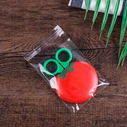 Miniatura 5 de Bolsas adhesivas resellables para violonchelo de 3 x 3 pulgadas, pequeñas bolsas autosellantes, 200 bolsas de celofán transparentes de 2 mil para