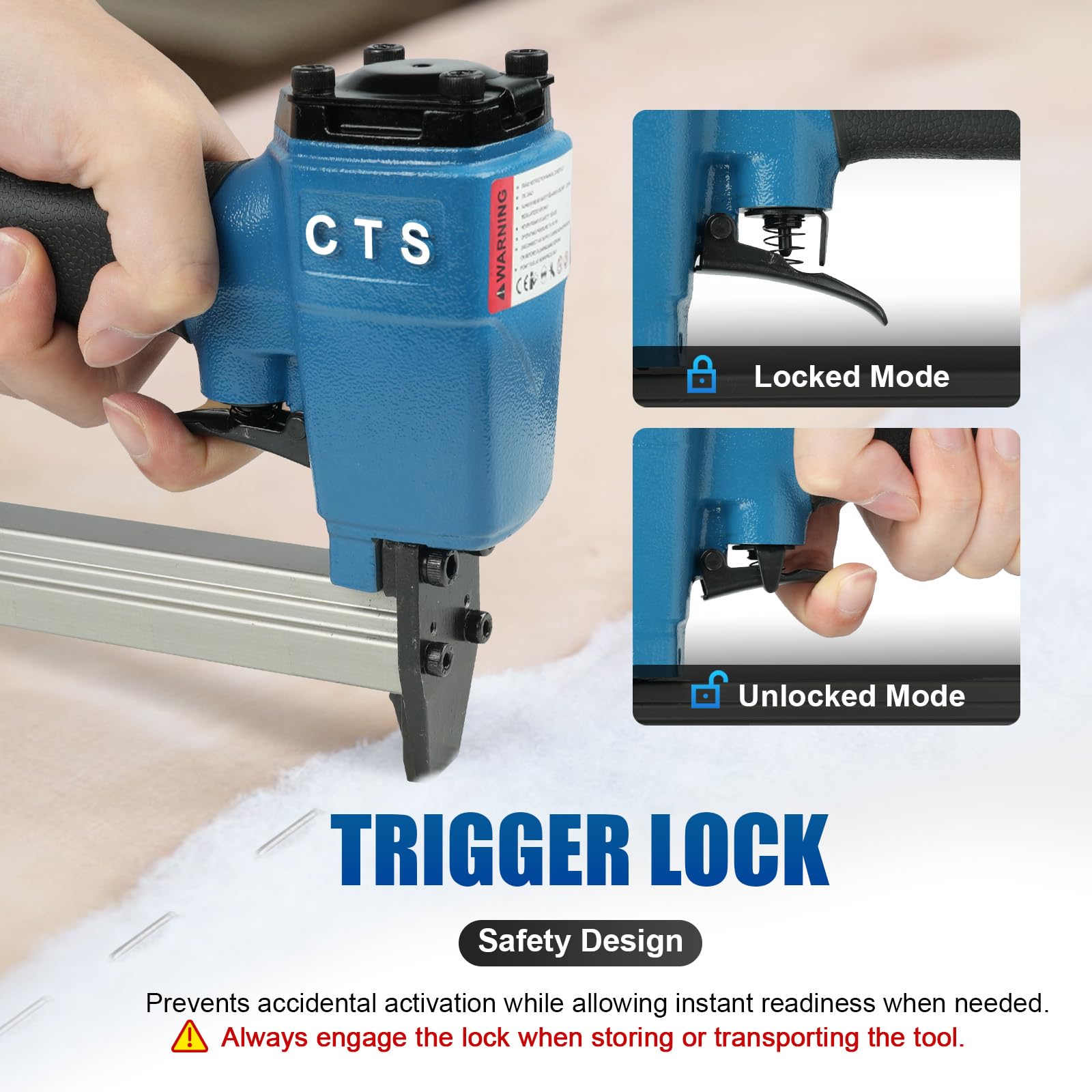 CTS 7116 22GA Druckluft-Tacker für Polster