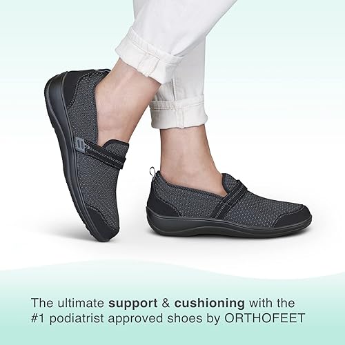 Miniatura 2 de Orthofeet Zapatos ortopédicos para mujer, para aliviar la fascitis plantar, para juanetes y fascitis plantar