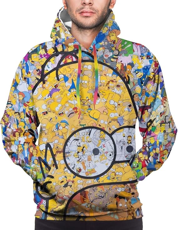 Amazon Co Jp バート シンプソン Simpson メンズ 流行 Logo 長袖 野球ジャケット スタジャンパーカー 秋 長袖 厚手 防寒 防風 登山 ゴルフウェア アウター おしゃれ ファッション