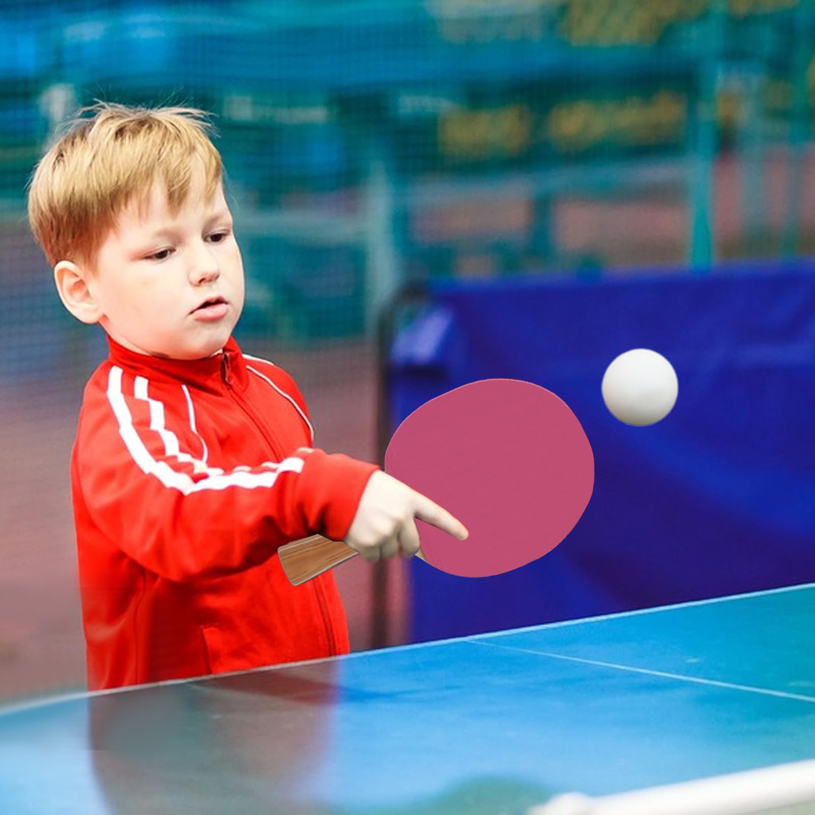 Set Da Pong Per Adulti 4 racchette 8 palline pong colorate | Racchette di tennis da tavolo Per Adolescenti Appassionati Giochi Di Gruppo Competitivi Interni Ed Esterni
