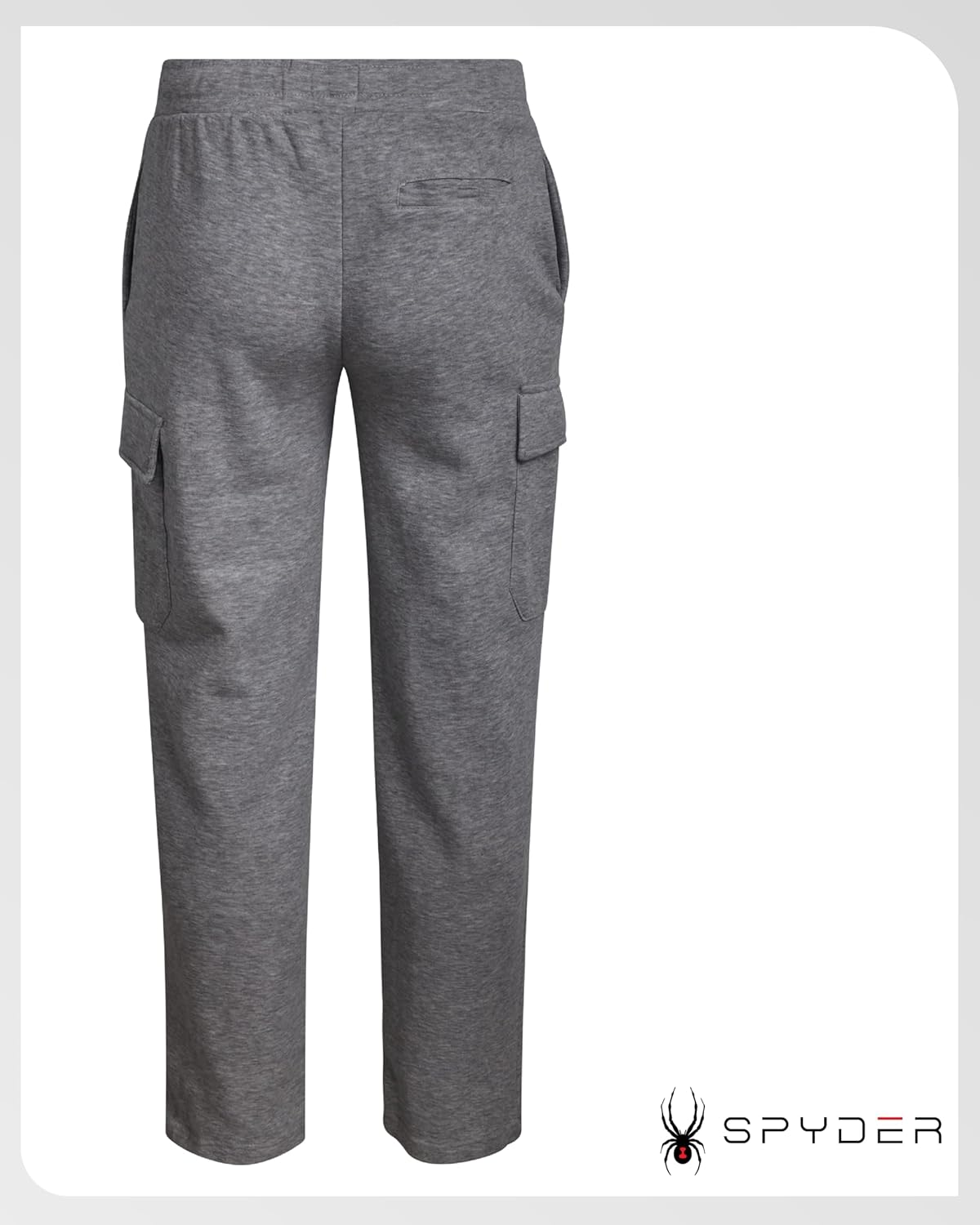 Spyder Mens Cargo Sweatpants - Soft Stretch Fleece Mens Joggers with Pockets & Elastic Waistband for Running Jogging Workout - Image 6