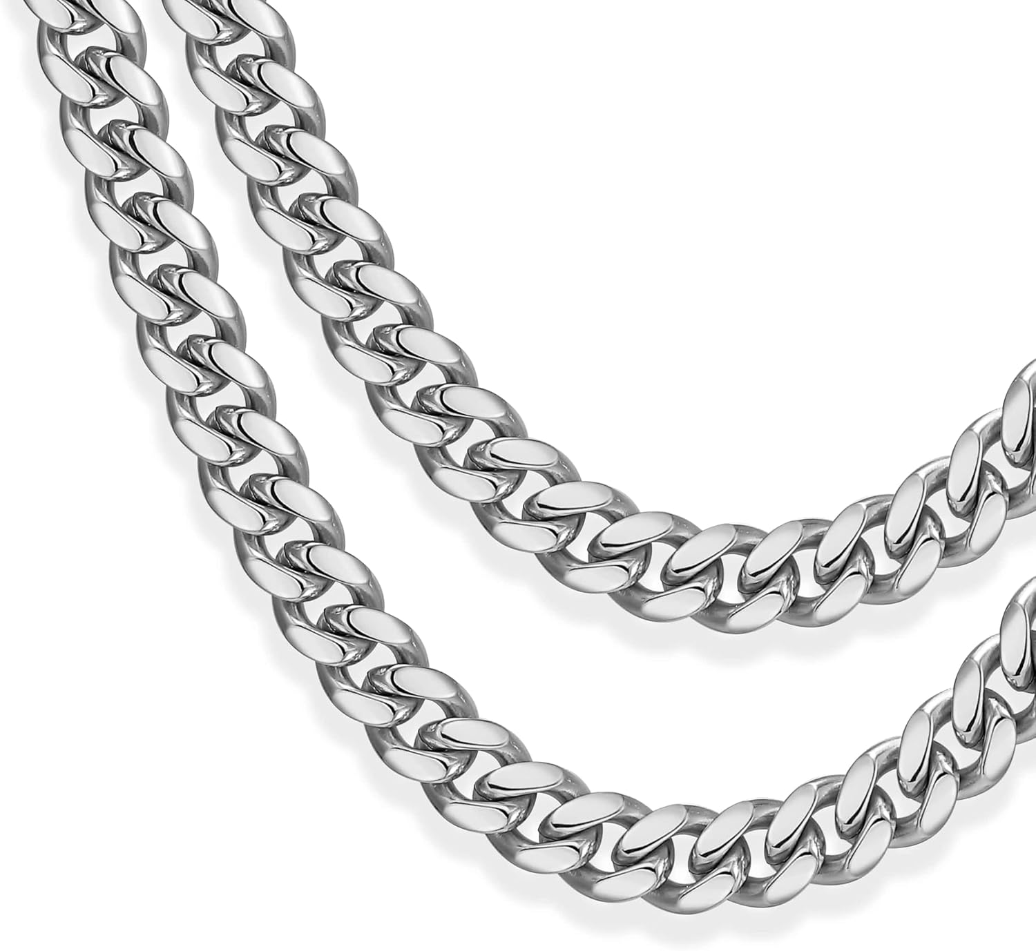 JAXXON - Youth Cuban Link Chain - Gold & Silver, 16-18 inch
