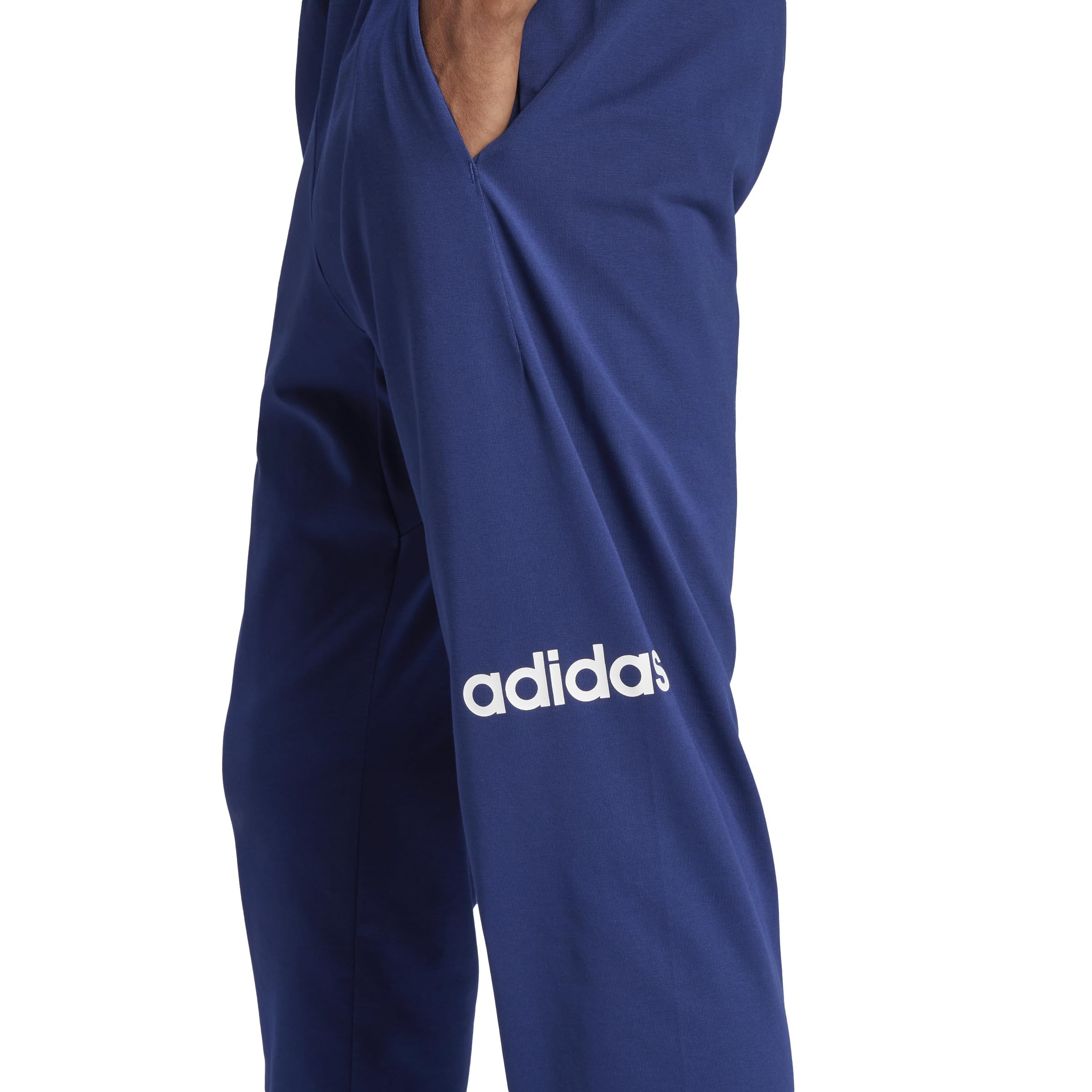 Adidas Uomo Essentials Linear Single Jersey Pant