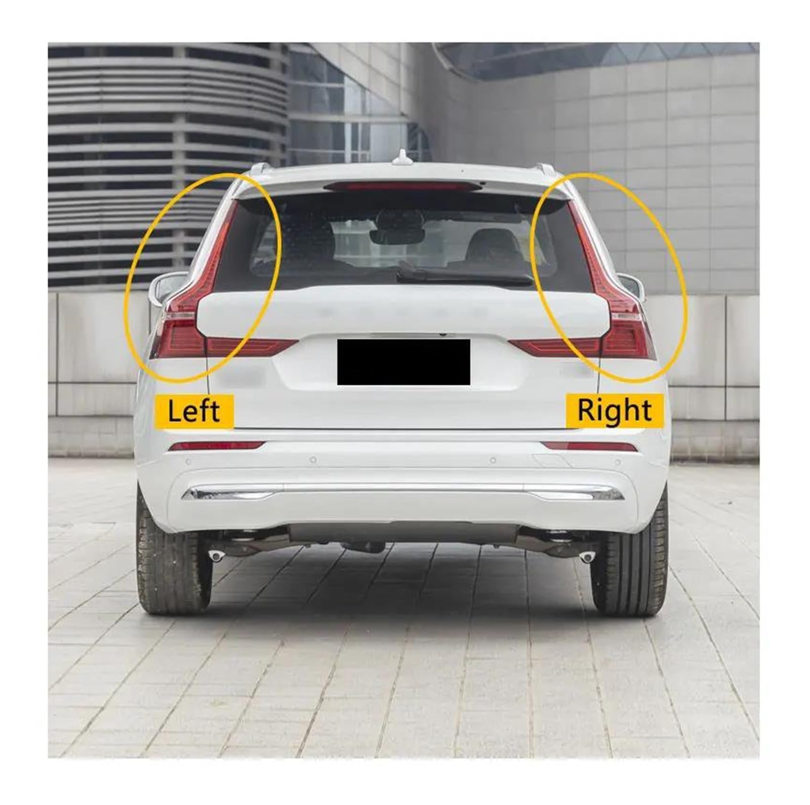 PARA Volvo PARA XC60 2018-2021 Cubierta Trasera Carcasa Luz Trasera