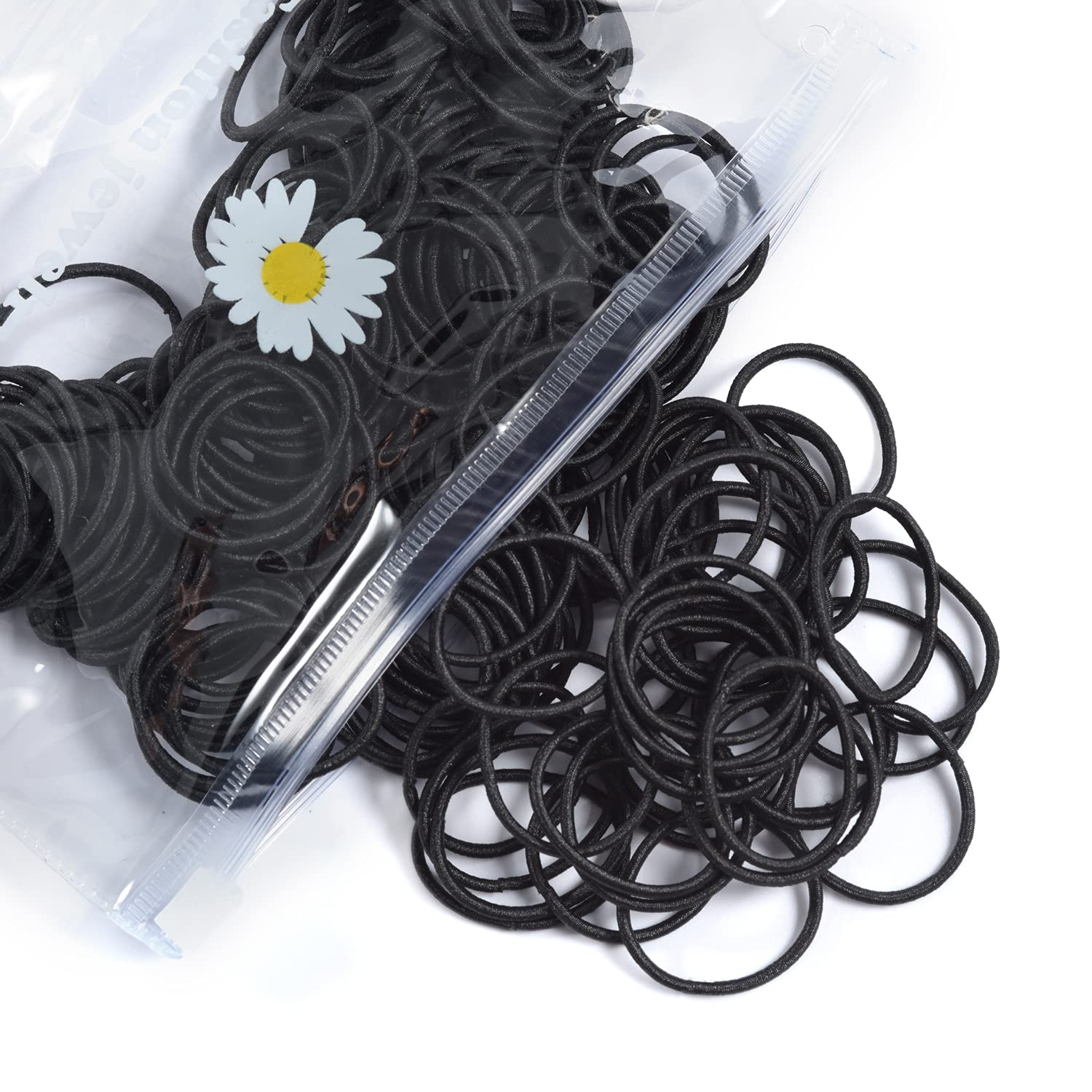 Youxuan Hair Ties for Girls | Soft Rubber Bands, 100 PCS