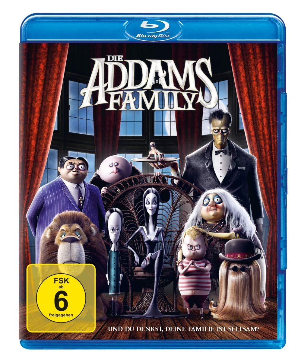 La Familia Addams Blu-ray edición alemana con audio original para coleccionistas de cine