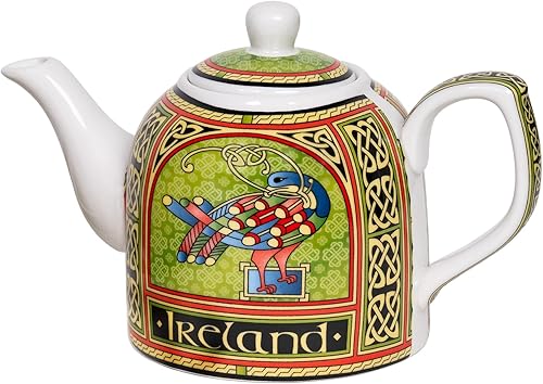 Tetera de pavo real celta 0.6 diseño de nudo celta artículo para servir té regalo de inauguración de la casa Utensilios de cocina
