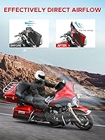 Vista 2 de Parabrisas de 6 pulgadas, negro (Black 8")