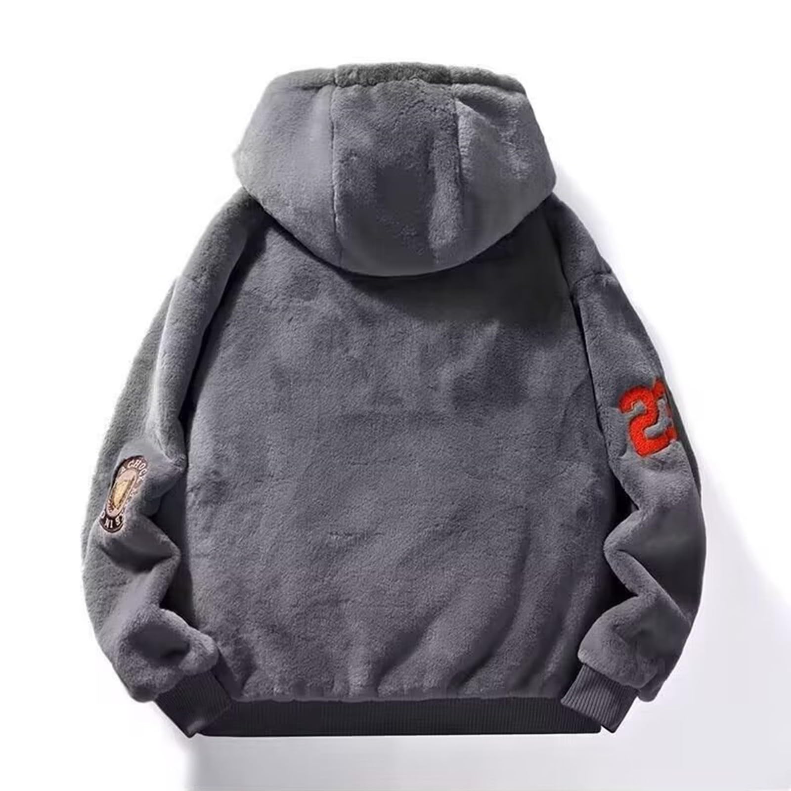 Veste Homme Polaire Manches Longues Chaude Blouson avec Poches Zippé Sweatshirt Hiver Jacket Fleece De Randonnée Gilet