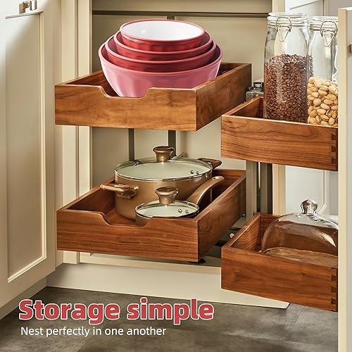 Miniatura 6 de Tazones para mezclar con tapas, cuencos de cocina con tapa, juego de cuencos para mezclar para cocinar en la cocina, hornear, almacenar alimentos, 4