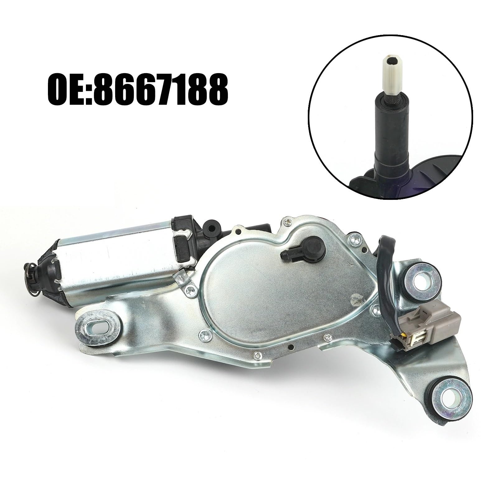 Do MK2 V70 XC70 1999 2000 2001 2002 2003 2004-2008 akcesoria samochodowe tylne okno silnik wycieraczek szyby przedniej Silnik wodoodporny IP67‌ Uniwersalny zestaw