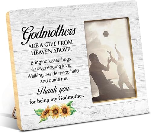 Regalo para madrina de ahijada ahijada, regalo de madrina para cumpleaños, Navidad, propuesta de bautizo, agradecimiento por ser mi madrina, marco