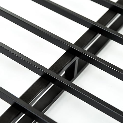 Miniatura 7 de Zinus Muelle de bloqueo rápido de 4 pulgadas de perfil bajoBase de colchónEstructura de acero resistenteFácil armado, Acero, Blanco