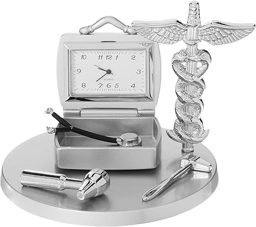 Miniatura 2 de Sanis Enterprises Reloj Doctor, 3.5 pulgadas, plateado