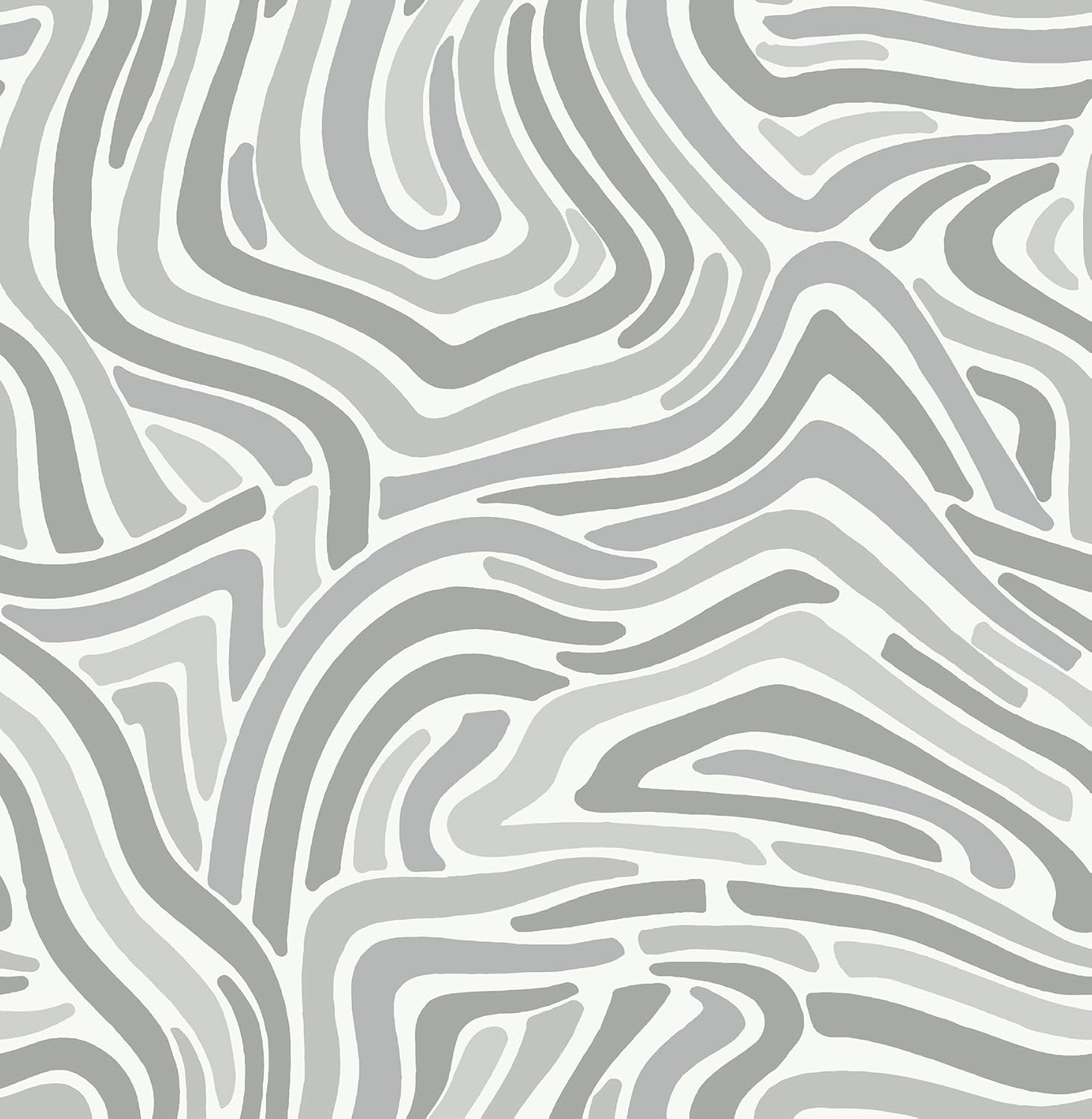 NuWallpaper NUS4012 Spirited Peel & Stick Wallpaper, Grey