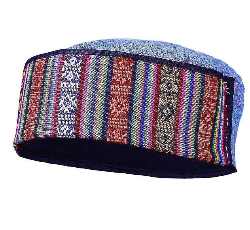 Unisex Himachali Kullu Kinnauri Patti Woolen Cap/Topi Coloured Patti Cap Traditional Handcrafted pahadi topi (Grey)-picture-56