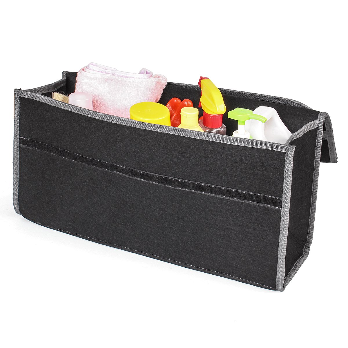 Universal Plegable Negro Carro Grande Maletero Bolsa De Almacenamiento Organizador De Viaje Ordenado