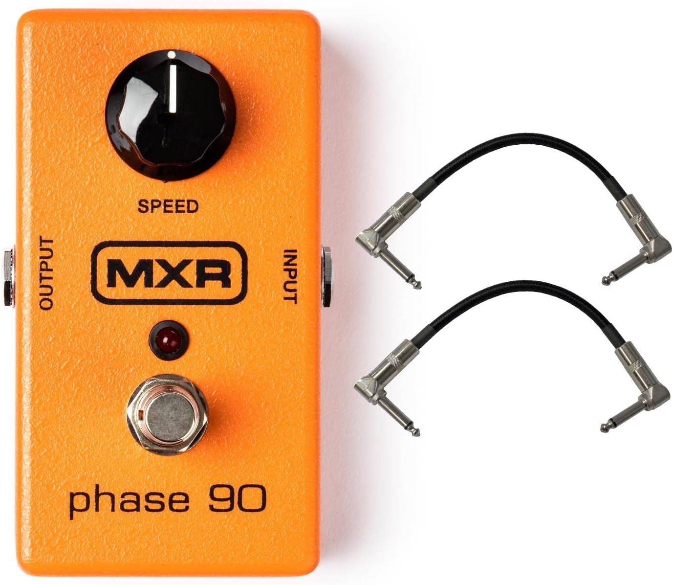New Dunlop MXR M101 Phase 90 Phaser Effects Pedal Bundle with 6" Patch Cables