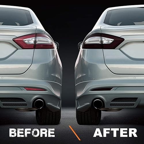 Miniatura 2 de NDRUSH Película de vinilo para luz trasera opaca precortada, cubierta de luz trasera, reflector, compatible con Ford Fusion 2013, 2014, 2015, 2016