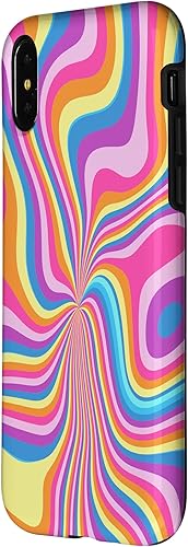 Miniatura 8 de iPhone 12 mini Groovy Liquid Swirl Retro 70's 80's Trippy Psychedelic Phone Case
