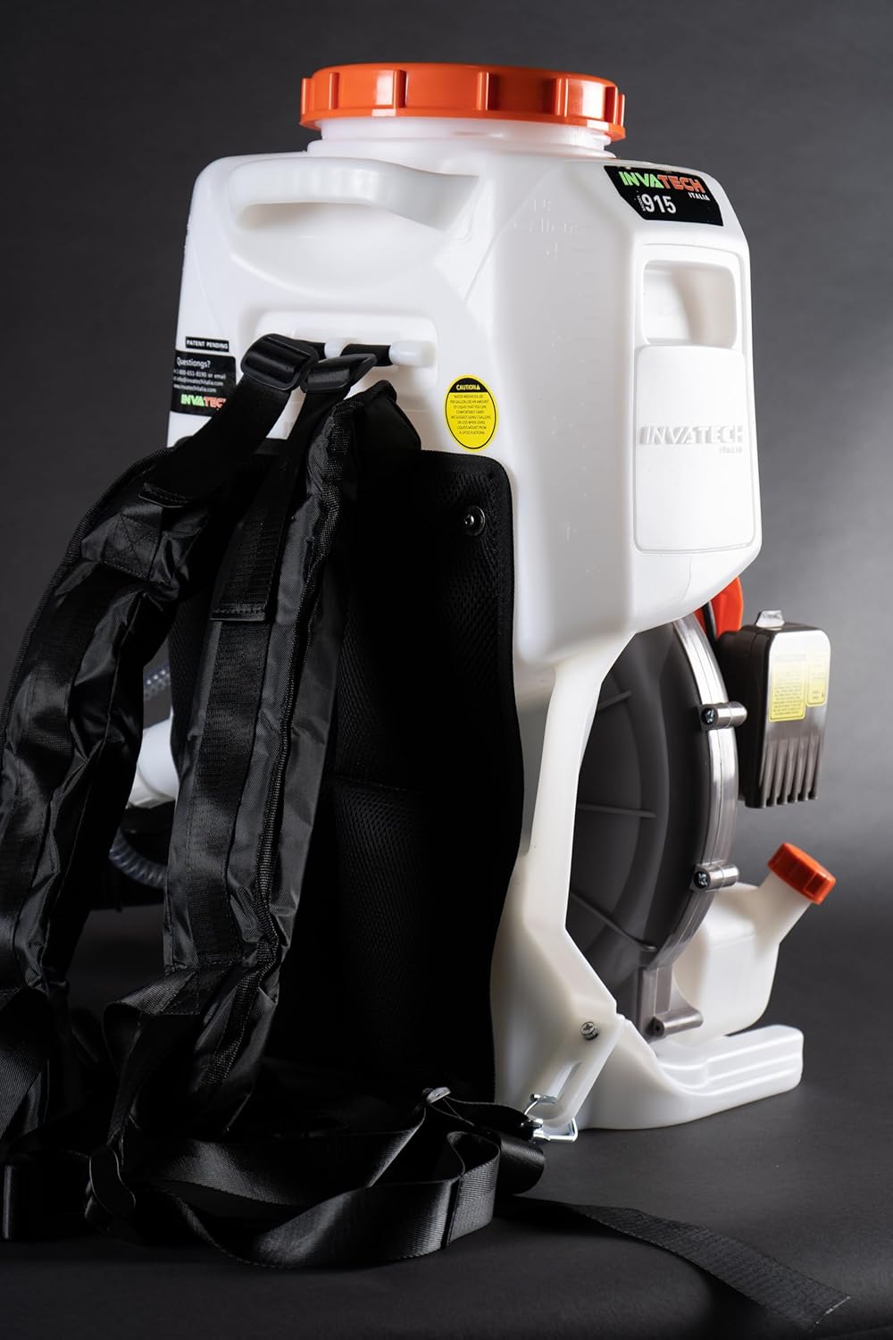Invatech Italia M915 Mosquito Fogger with Turbo Pump | Backpack Cold Fogger & Mister Duster | Insect & Pest Control Sprayer for Mosquitoes, Bugs, and Outdoor Use