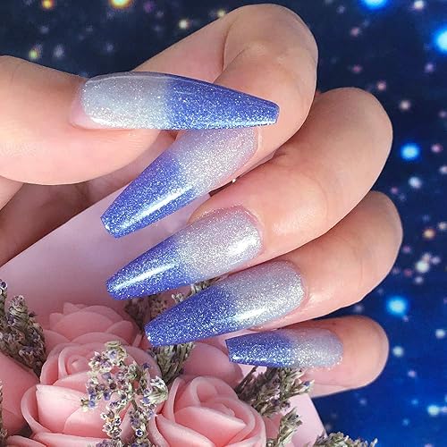 Miniatura 5 de 8PC003 - Juego de esmaltes de uñas de gel que cambian de color, morado, azul, rosa, rojo, lavanda, rojo viento, rojo, negro, cambio de color,